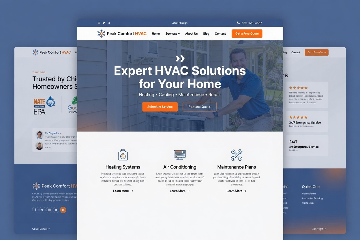 HVAC company website